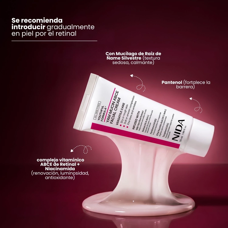 CREMA NIDA ILUMINADORA REVITALIZANTE HIDRATANTE - 55ML - 4