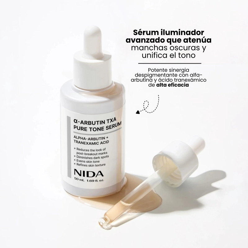 SERUM NIDA ARBUTINA TXA DESPIGMENTANTE PARA MANCHAS - 50ML - 2