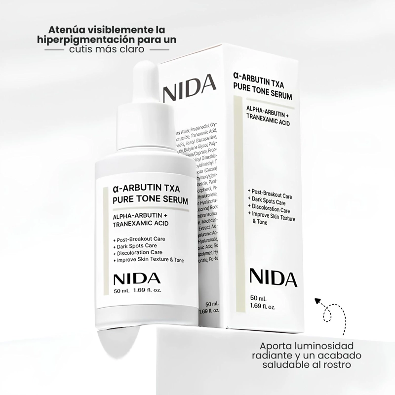 SERUM NIDA ARBUTINA TXA DESPIGMENTANTE PARA MANCHAS - 50ML - 3