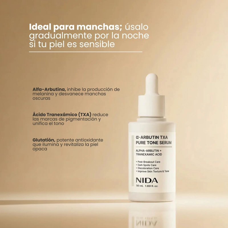 SERUM NIDA ARBUTINA TXA DESPIGMENTANTE PARA MANCHAS - 50ML - 4
