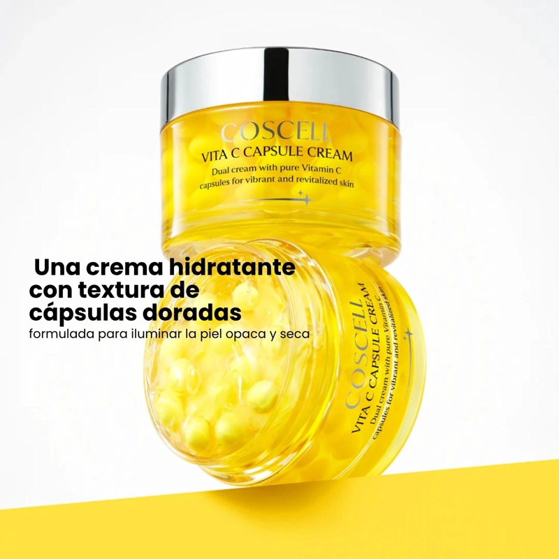 CREMA CON CAPSULAS DE VITAMINA C GLUTATION Y ESPINO AMARILLO COSCELL - 50ML - 2