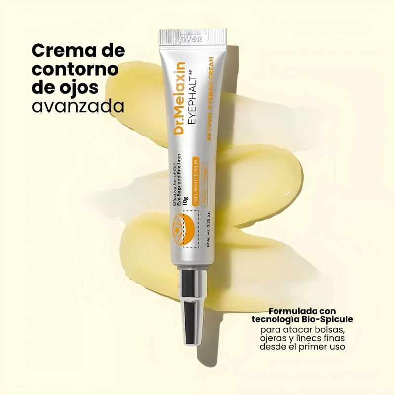 CONTORNO OJOS ANTI-BOLSAS Y OJERAS CON RETINOL DR.MELAXIN - 10G - 2