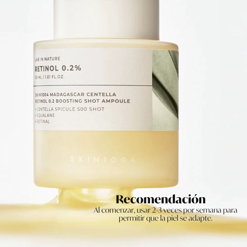 SKIN1004 MADAGASCAR CENTELLA RETINOL 0.2 BOOSTING SHOT AMPOULE 30ML - 4