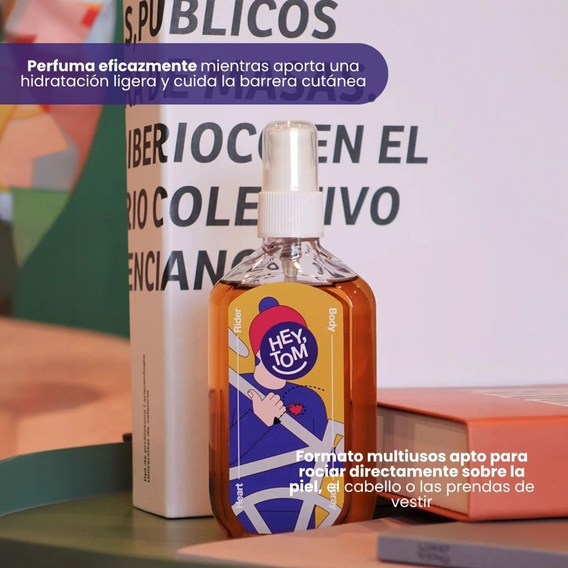 BRUMA CORPORAL Y CAPILAR HEYTOM HEART RIDER CON FRAGANCIA HABA TONKA VAINILLA 105ML - 3