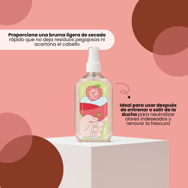BRUMA CORPORAL Y CAPILAR HEYTOM ROMANTIC PUNCH CON FRAGANCIA FLORAL FRUTAL 105ML - 3