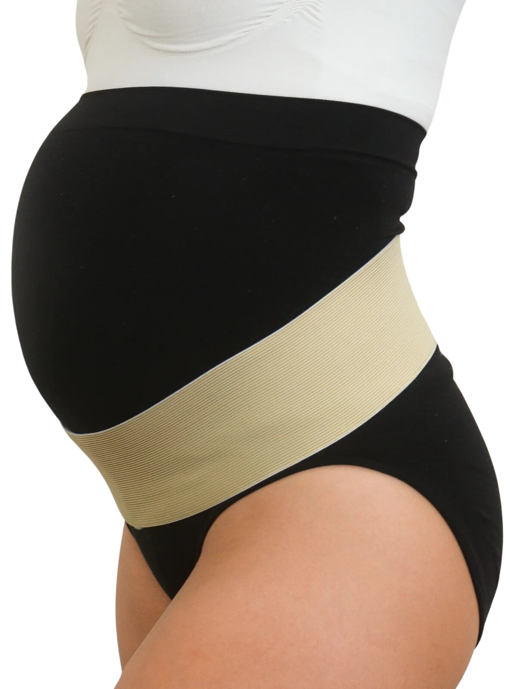 FAJA PRENATAL, SOPORTE ADOMINAL BEIGE - 1