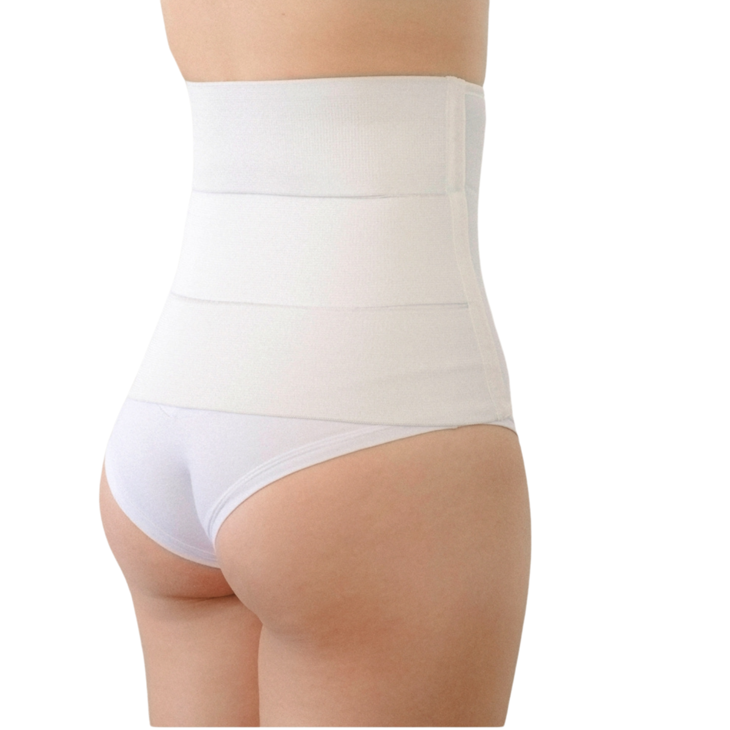 FAJA POST-PARTO 3 BANDAS BLANCA M - 4