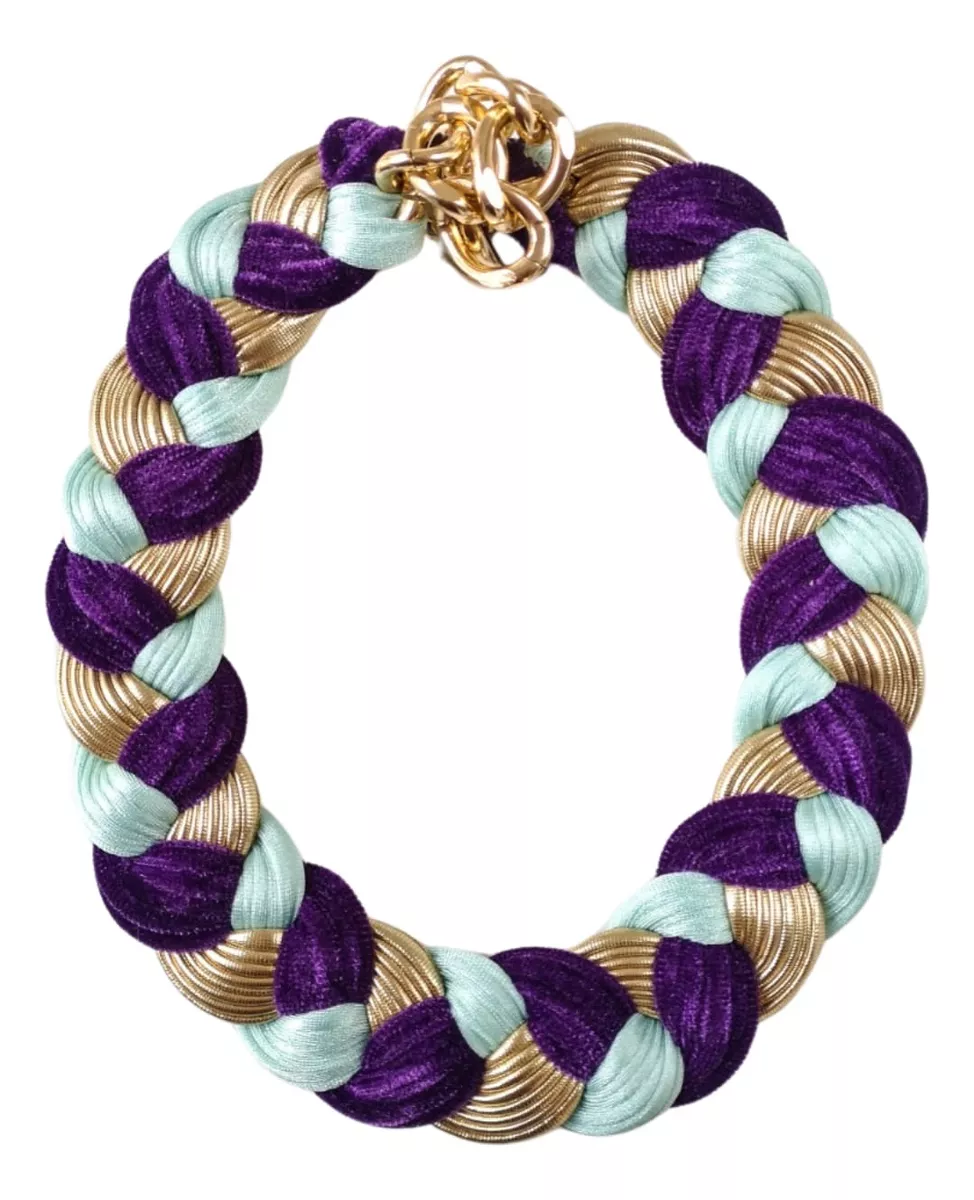 MARIA LA BIYUX COLLAR PURPLE VELVET QUEEN - 1