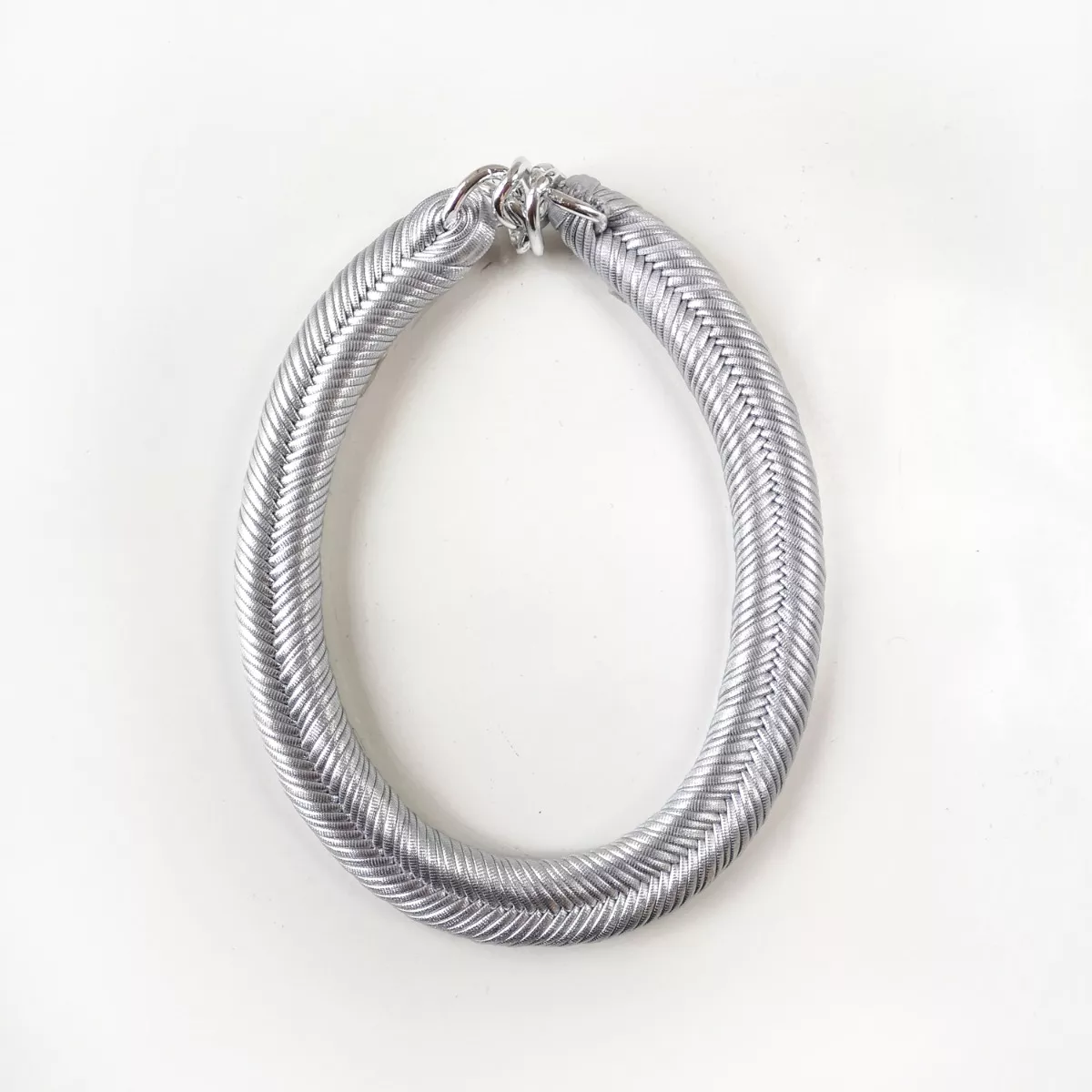 MARIA LA BIYUX COLLAR ESPIGA PLATEADA - 1