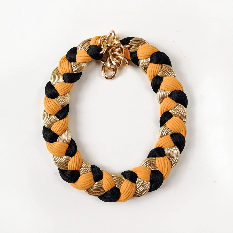 MARIA LA BIYUX COLLAR MOSTAZA MIEL - 1