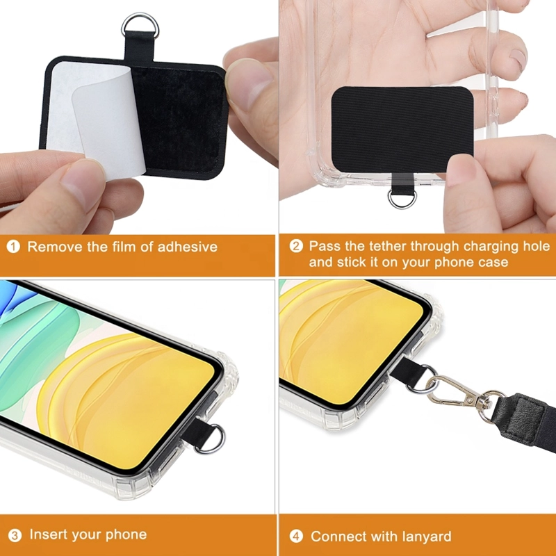 COLGANTE PARA CARCASA CELULAR UNIVERSAL DOBLE CORREA - 4