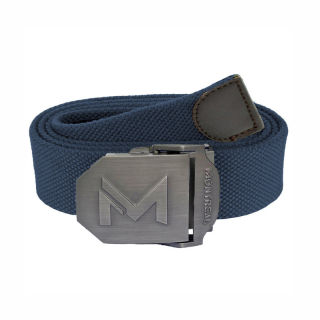 CINTURON HOMBRE, LONA O CANVAS, 120CM. AZUL, MARCA MONTREAL. | AZUL_MARINO | TALLA_UNICA