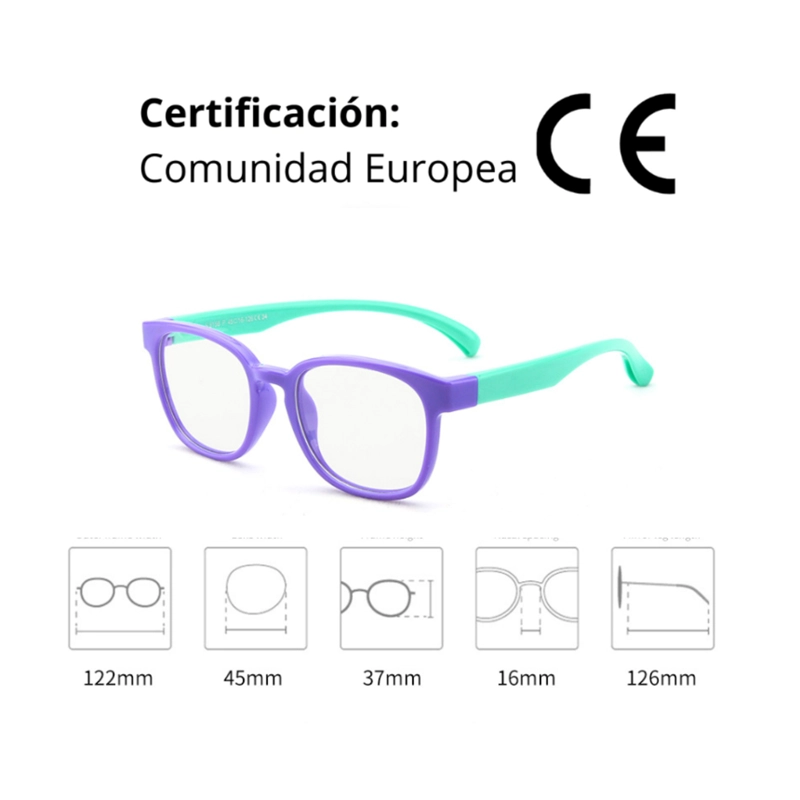 LENTES FILTRO LUZ AZUL NIÑOS, ANTEOJOS DE DESCANSO PROTECCION PANTALLAS ANTI BLUE LIGHT GAFAS - 5