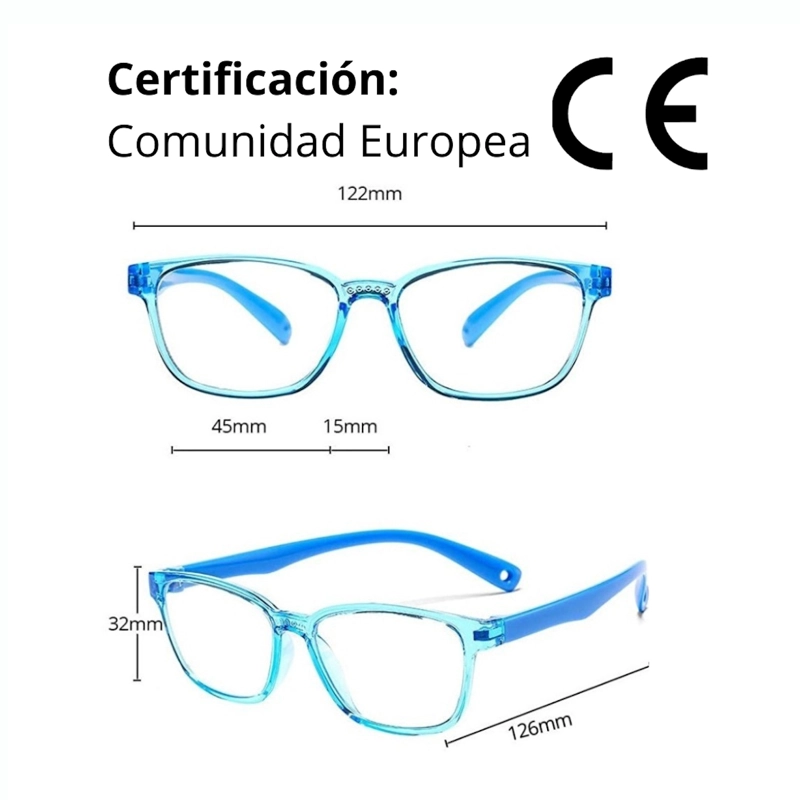 LENTES FILTRO LUZ AZUL NIÑOS, ANTEOJOS DE DESCANSO PROTECCION PANTALLAS ANTI BLUE LIGHT GAFAS - 3