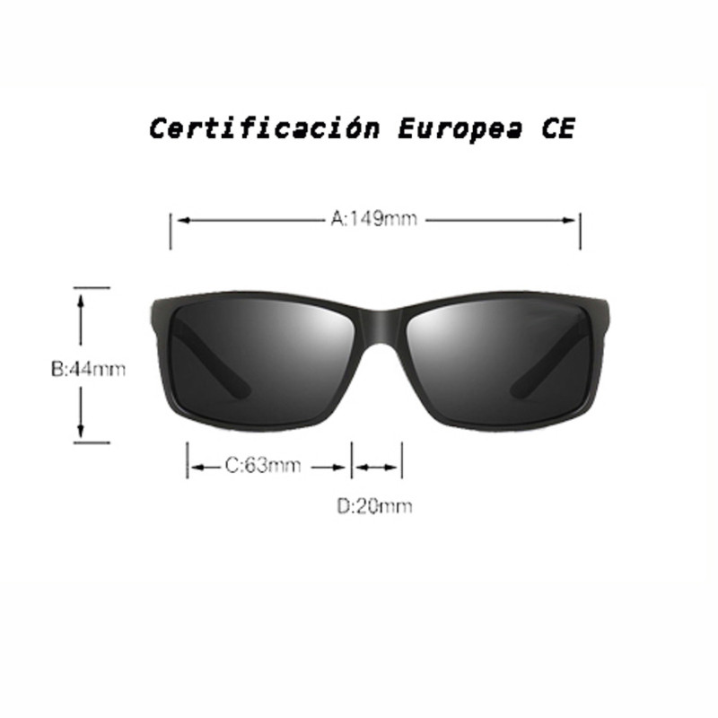 LENTES ANTEOJOS DE SOL POLARIZADO, HOMBRE TAHOE BLACK - 4