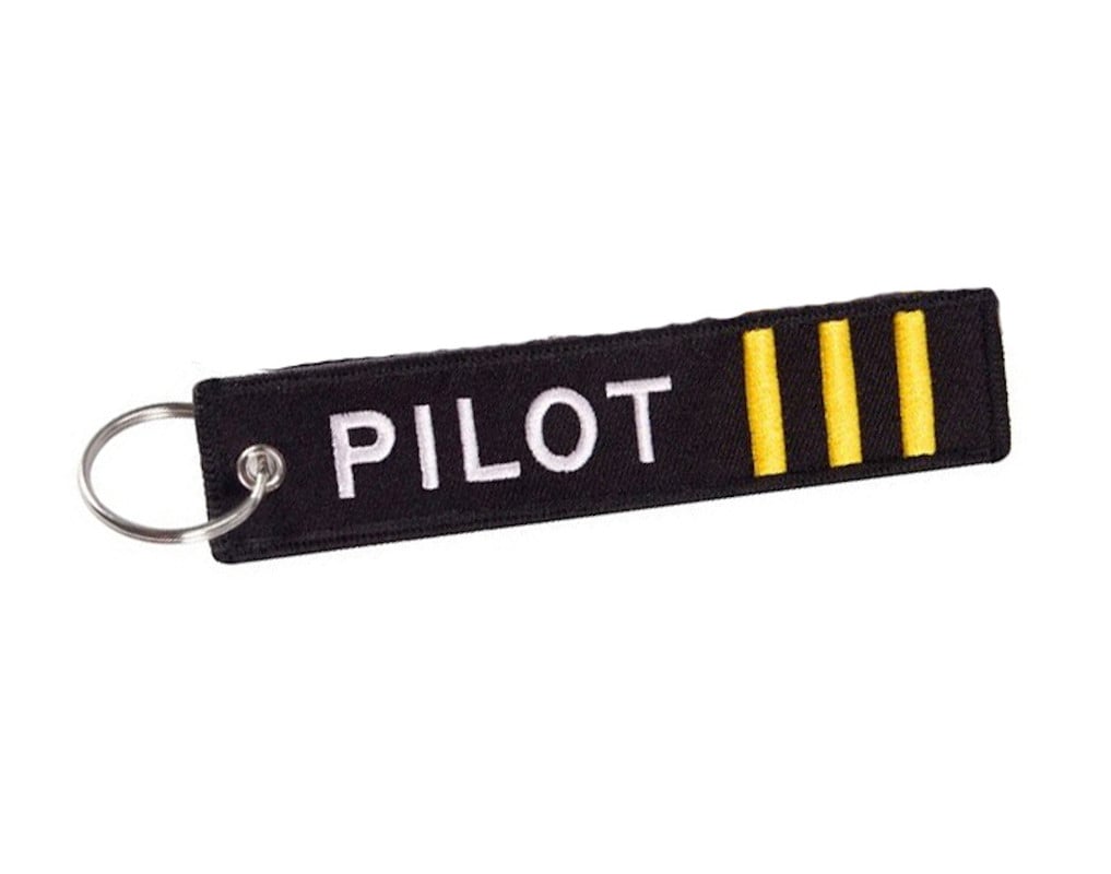 LLAVERO COLGANTE MONTREAL PILOT BORDADO HOMBRE REGALOS ACCESORIOS - 1
