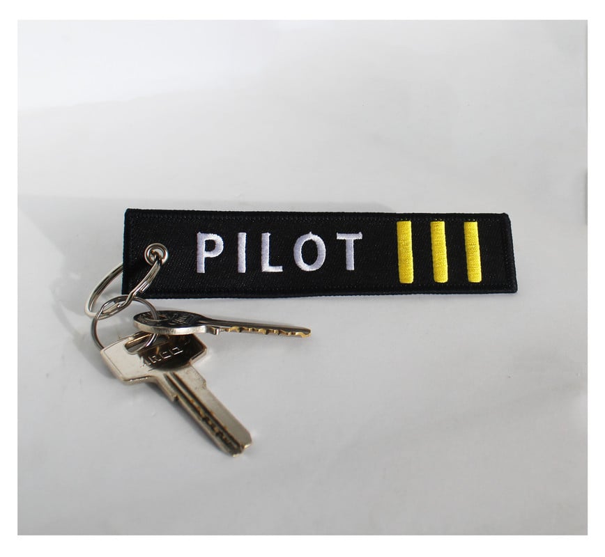 LLAVERO COLGANTE MONTREAL PILOT BORDADO HOMBRE REGALOS ACCESORIOS - 2