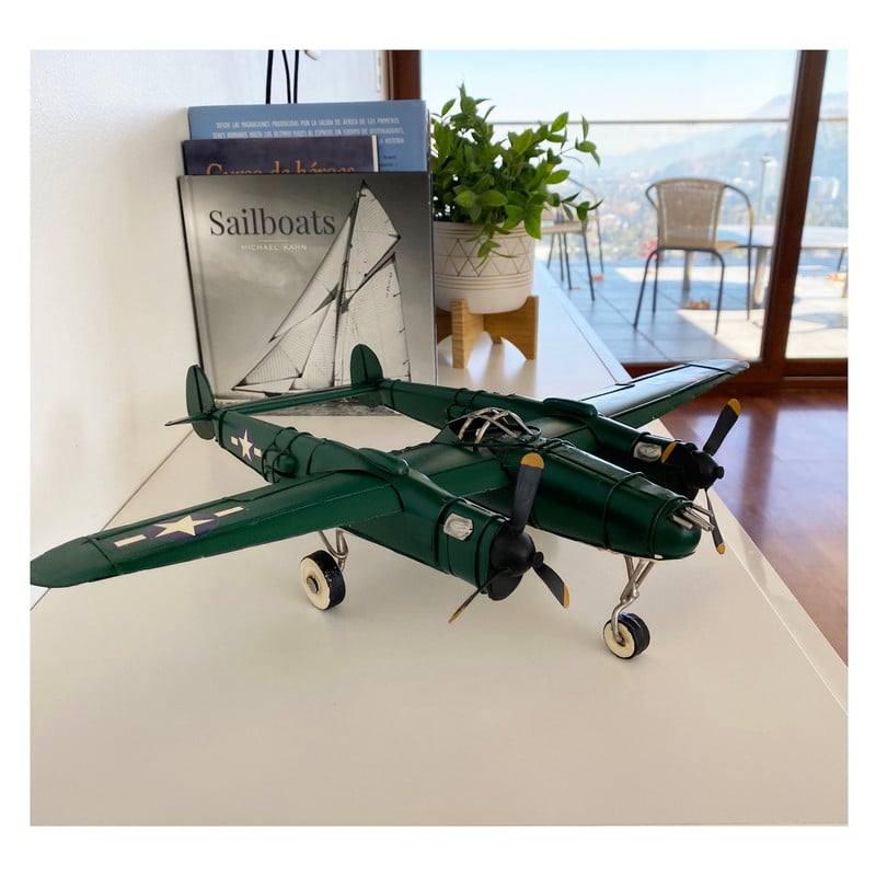 AVIÓN A ESCALA, LIGHTING DE COLECCIÓN, DECORACIÓN VINTAGE. - 8
