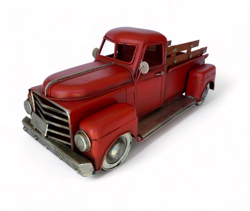 CAMIONETA A ESCALA, COLECCIÓN, DECORACIÓN VINTAGE EN FIERRO. - 3