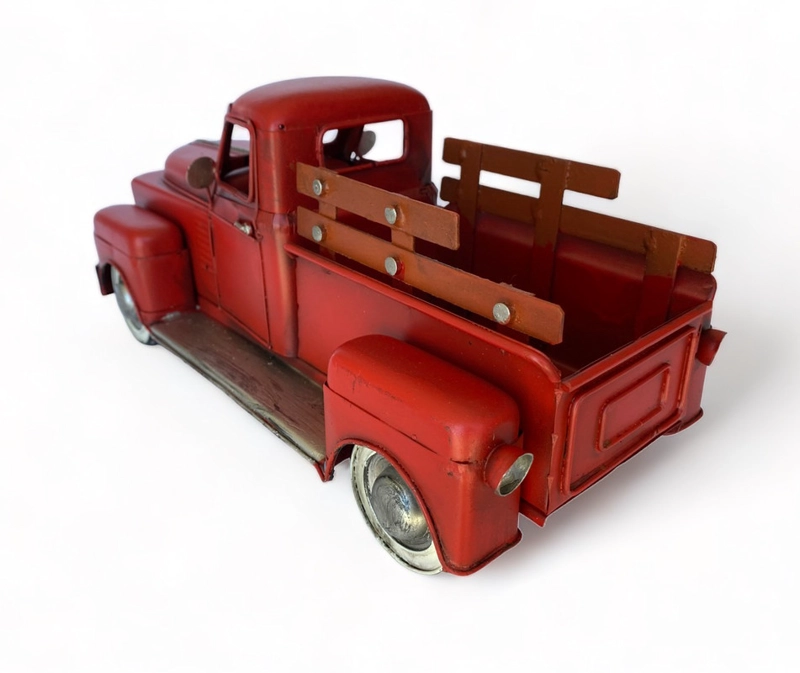 CAMIONETA A ESCALA, COLECCIÓN, DECORACIÓN VINTAGE EN FIERRO. - 5