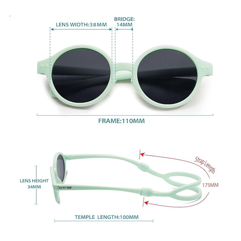LENTES SOL BEBE DE MESES ANTEOJOS GAFAS CAT3 TPEE POLARIZADO - 8