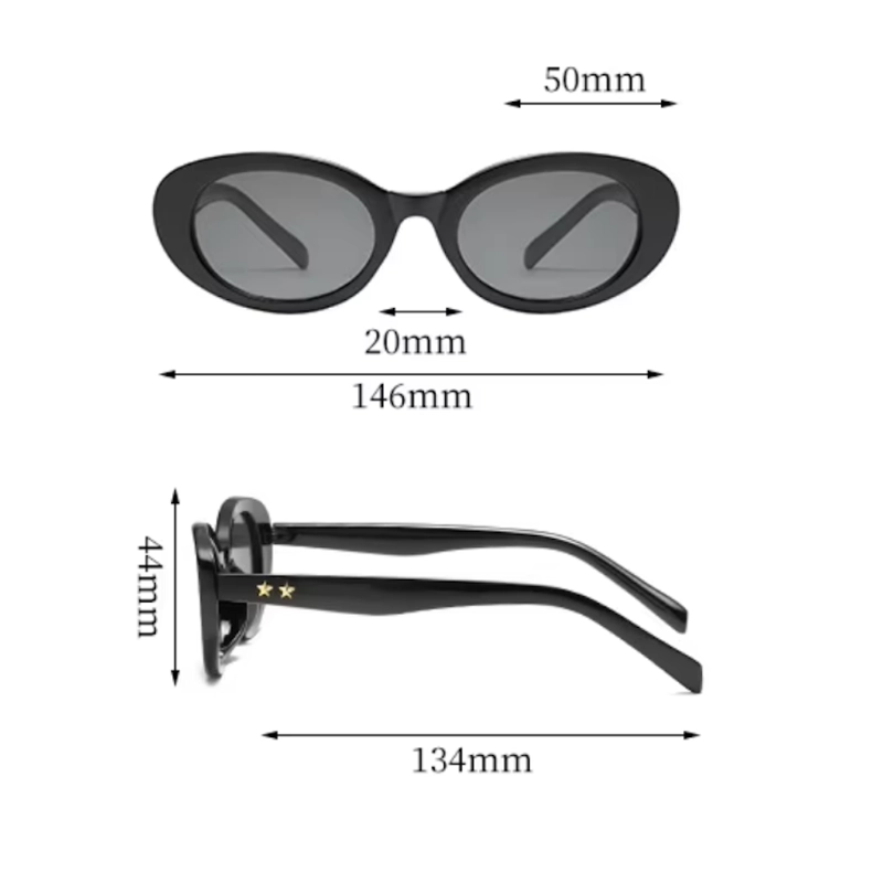 LENTES SOL MUJER DISEÑO AGATADO FILTRO UV ORIGINAL CHARLOTTE - 7