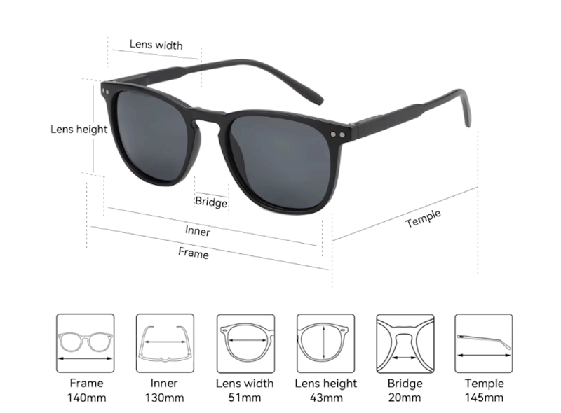 LENTES SOL FILTRO UV CAT3 POLARIZADO ORIGINAL MONTREAL - 9