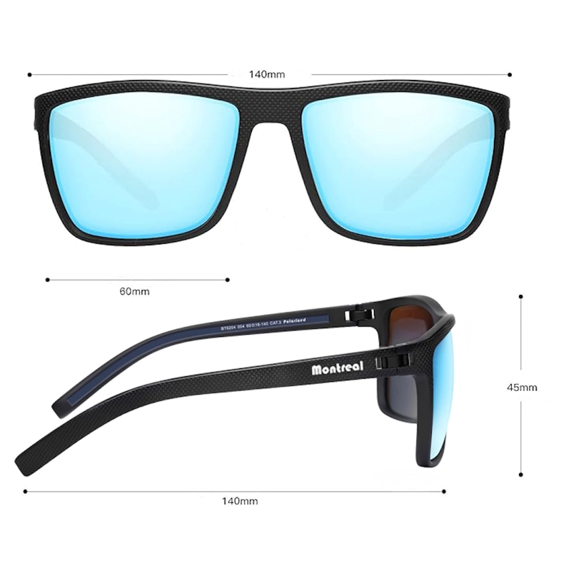LENTES SOL POLARIZADOS HOMBRE MUJER ORIGINAL MONTREAL MODELO VAIL - 6
