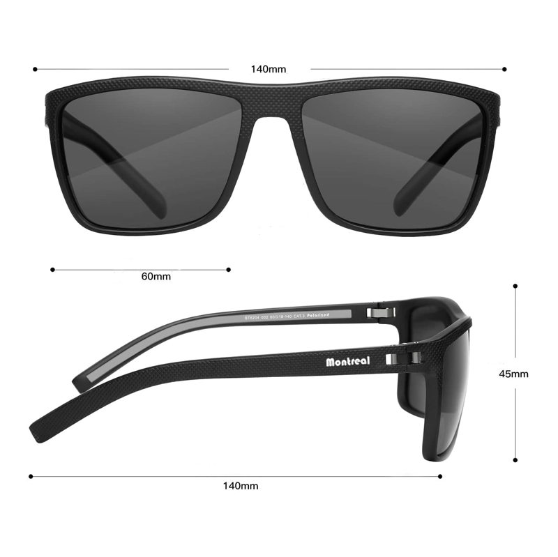LENTES SOL POLARIZADOS HOMBRE MUJER ORIGINAL MONTREAL MODELO VAIL - 7