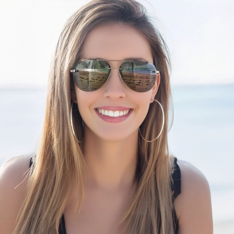 LENTES DE SOL HOMBRE MUJER AVIADOR ANTEOJOS POLARIZADOS GAFAS PILOT - 4