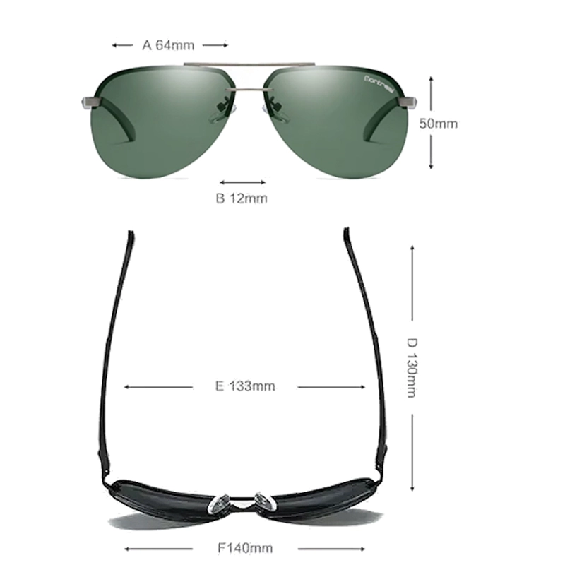 LENTES DE SOL HOMBRE MUJER AVIADOR ANTEOJOS POLARIZADOS GAFAS PILOT - 6