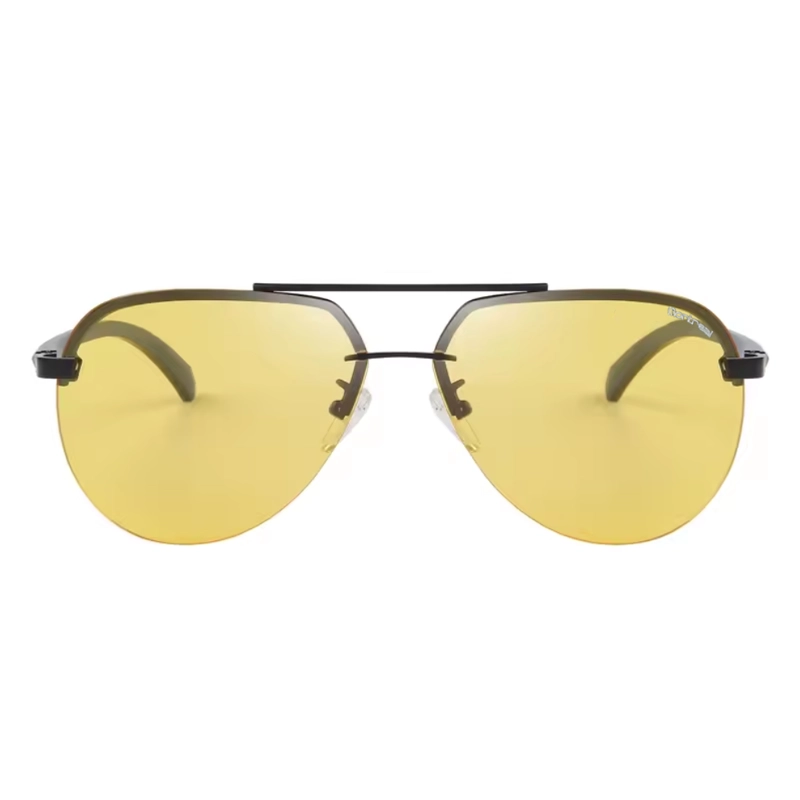 LENTES VISION NOCTURNA ANTEOJOS MANEJAR NOCHE MODELO PILOT AVIADOR GAFAS - 1