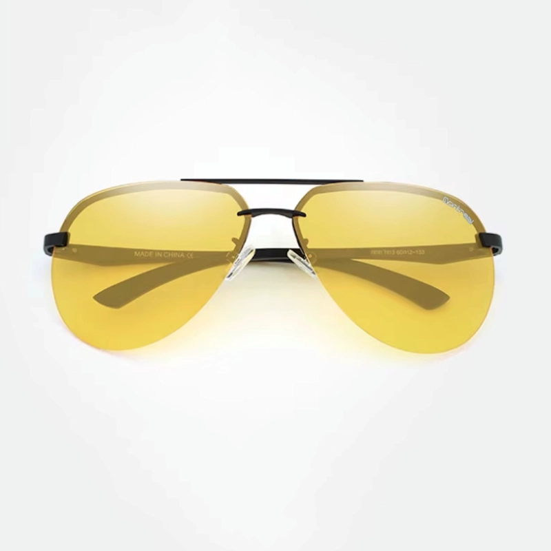LENTES VISION NOCTURNA ANTEOJOS MANEJAR NOCHE MODELO PILOT AVIADOR GAFAS - 3