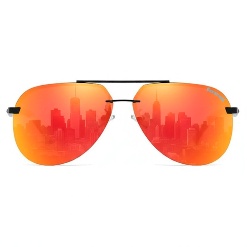 LENTES SOL HOMBRE MUJER AVIADOR PILOT POLARIZADO ANTEOJO ESPEJADO GAFAS - 1