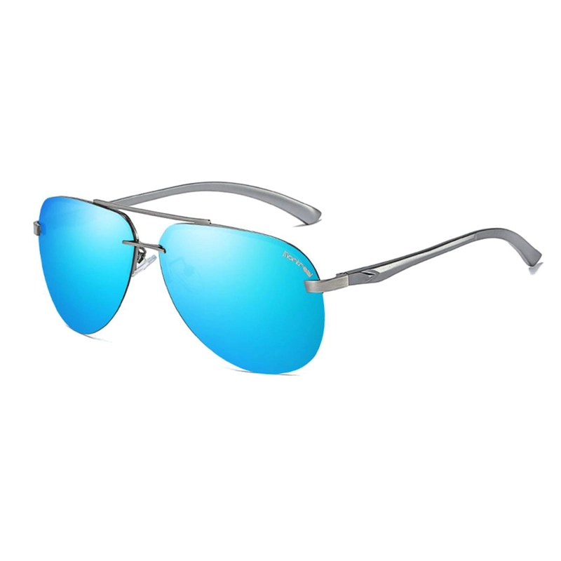 LENTES SOL HOMBRE MUJER AVIADOR PILOT POLARIZADO ANTEOJO ESPEJADO GAFAS - 2