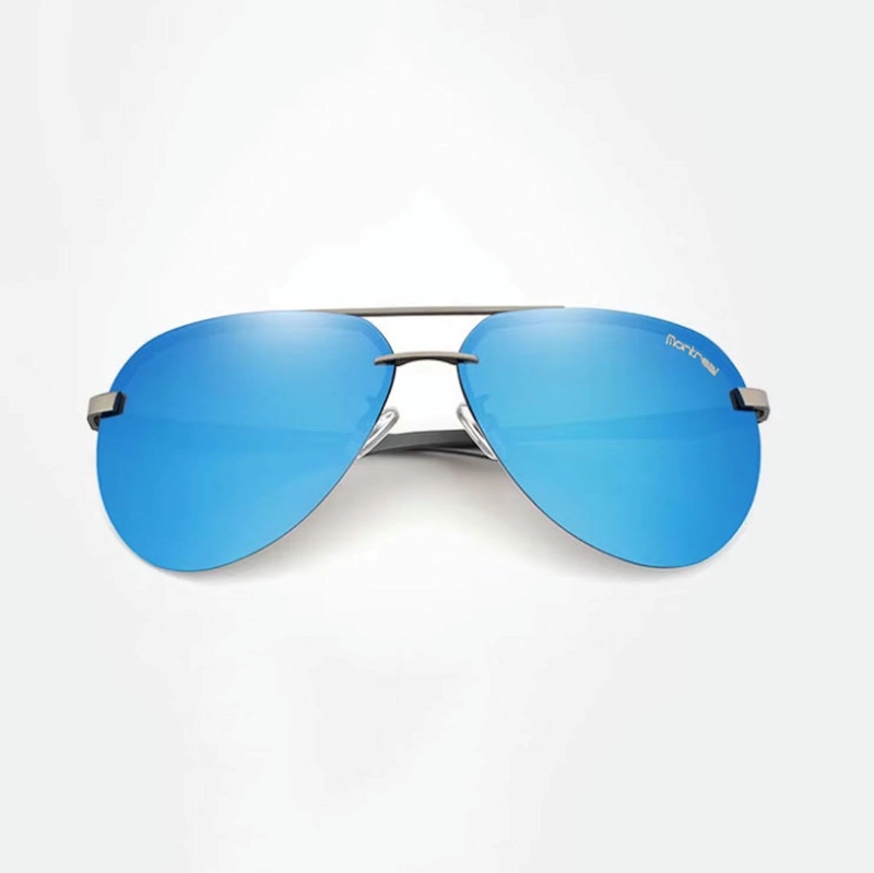 LENTES SOL HOMBRE MUJER AVIADOR PILOT POLARIZADO ANTEOJO ESPEJADO GAFAS - 5
