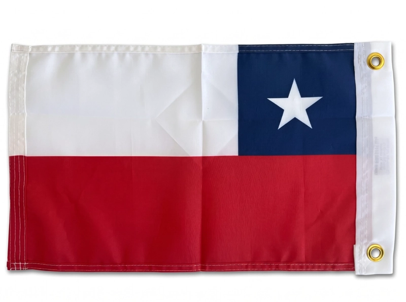 BANDERA CHILE REFORZADA YATE VELERO LANCHA MARINO NAUTICA - 3