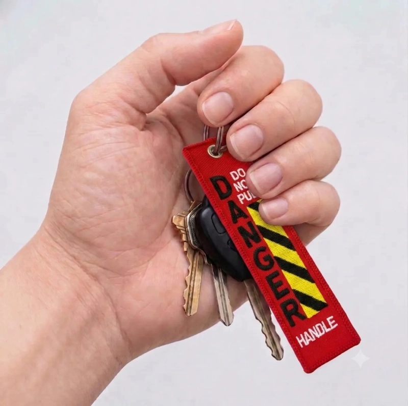 LLAVERO BORDADO HOMBRE MUJER REGALO ORIGINAL PERSONALIZADO - 3