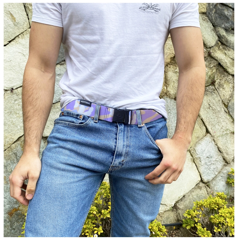 CINTURON ELASTICO HOMBRE MUJER STRETCH AJUSTABLE DISEÑOS - 2