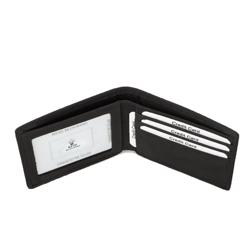 BILLETERA CUERO HOMBRE CON CAJA - 3