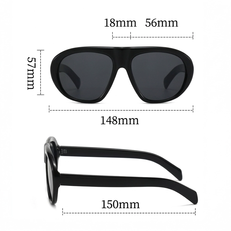 LENTES DE SOL MUJER PROTECCION UV ANTEOJOS UNISEX MILAN - 6