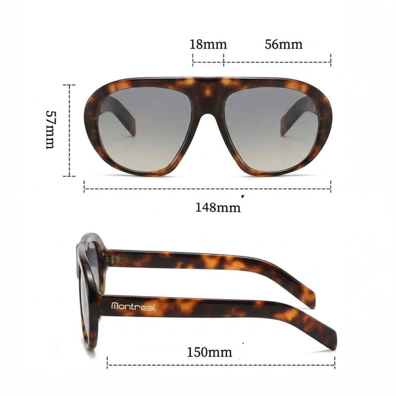 LENTES DE SOL MUJER PROTECCION UV ANTEOJOS UNISEX MILAN - 6