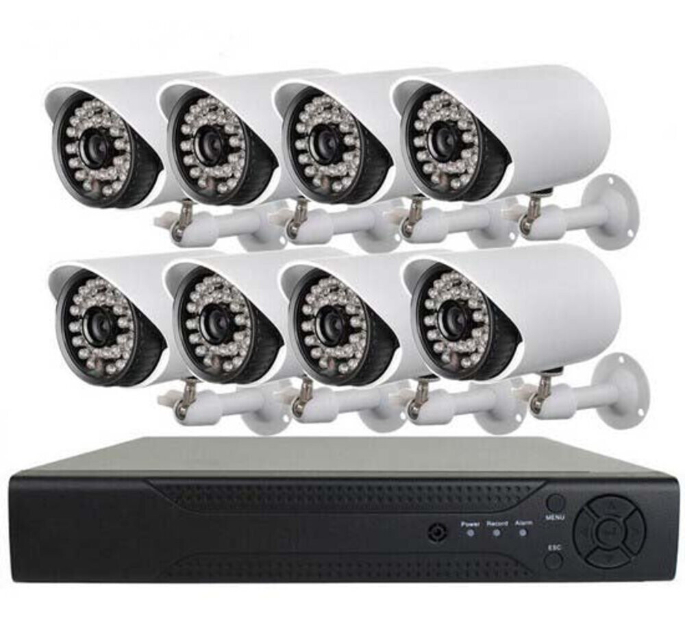 KIT CCTV 8 CAMARAS DE SEGURIDAD CON DISCO DURO 1 TERABYTE FULL HD 1080 P - 2