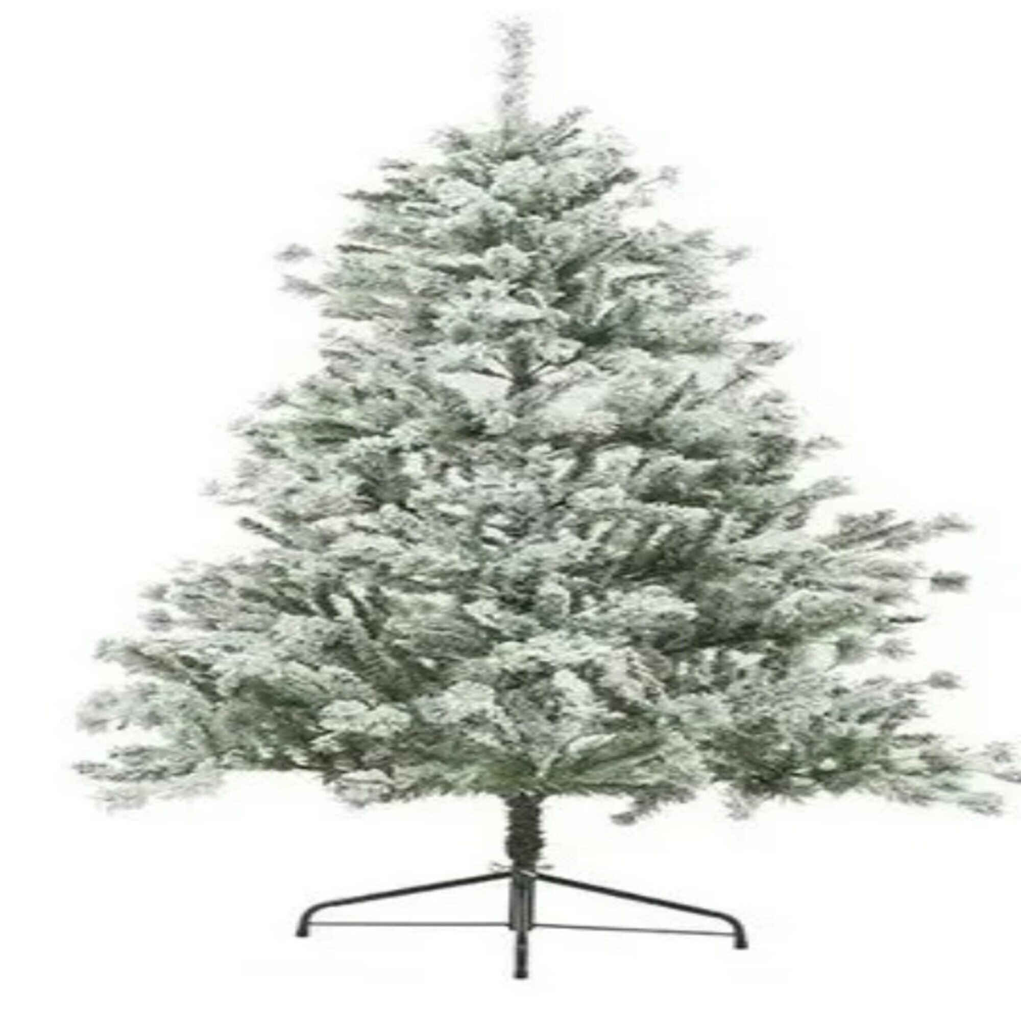 ARBOL DE NAVIDAD NEVADO 210 CM + FRUTOS MODELO BAVARIA PVC/PE | Verde claro - 1