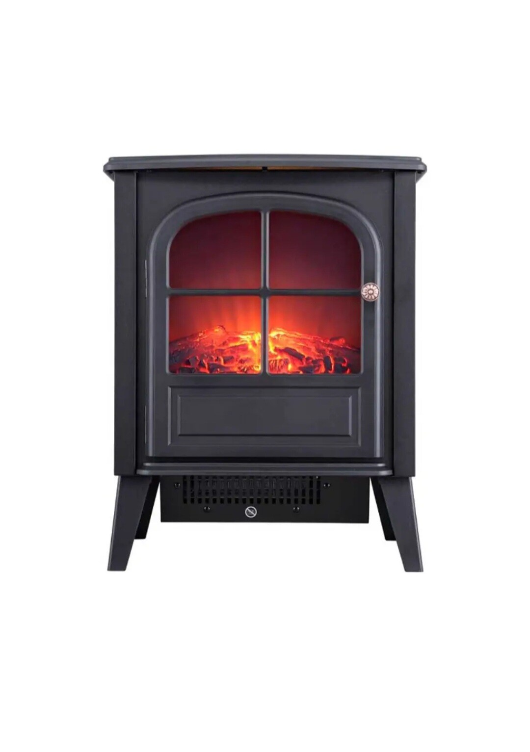 CHIMENEA ELÉCTRICA VINTAGE EFECTO LLAMA REAL 3D 1800 W - 1