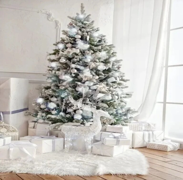 ARBOL DE NAVIDAD NEVADO 210 CM  MODELO BAVARIA - 2