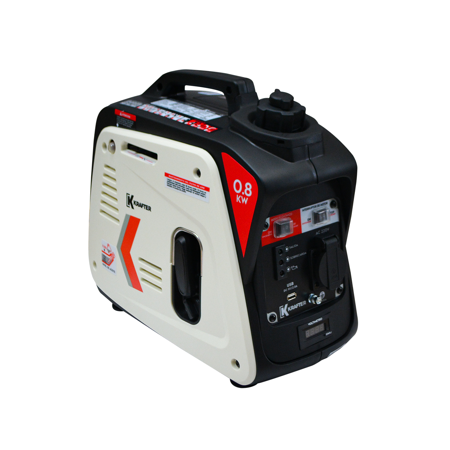 GENERADOR KRAFTER KR1000IG INVERTER 0.8 KVA - 2