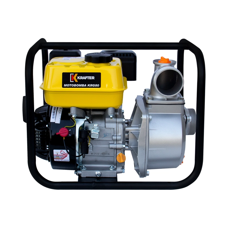 MOTOBOMBA GASOLINA KRAFTER KRG80 3'X3' - 1