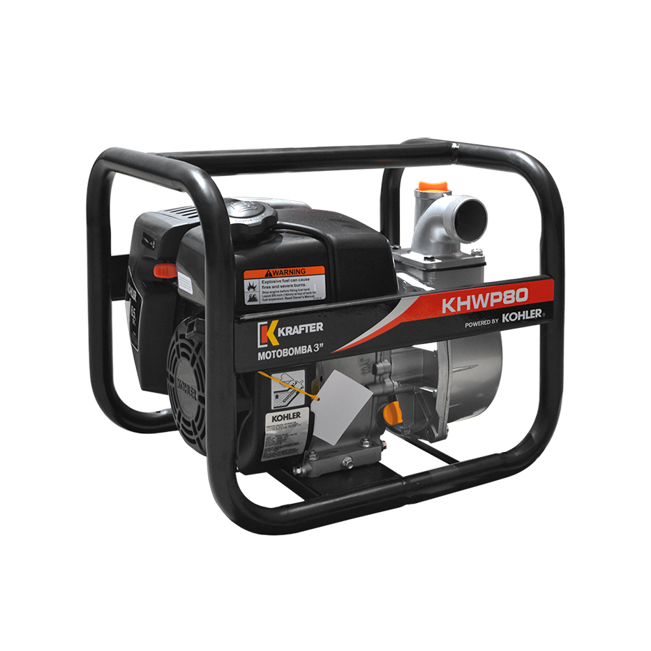 MOTOBOMBA GASOLINA KHWP50 KOHLER 2” × 2” CAUDAL - 1