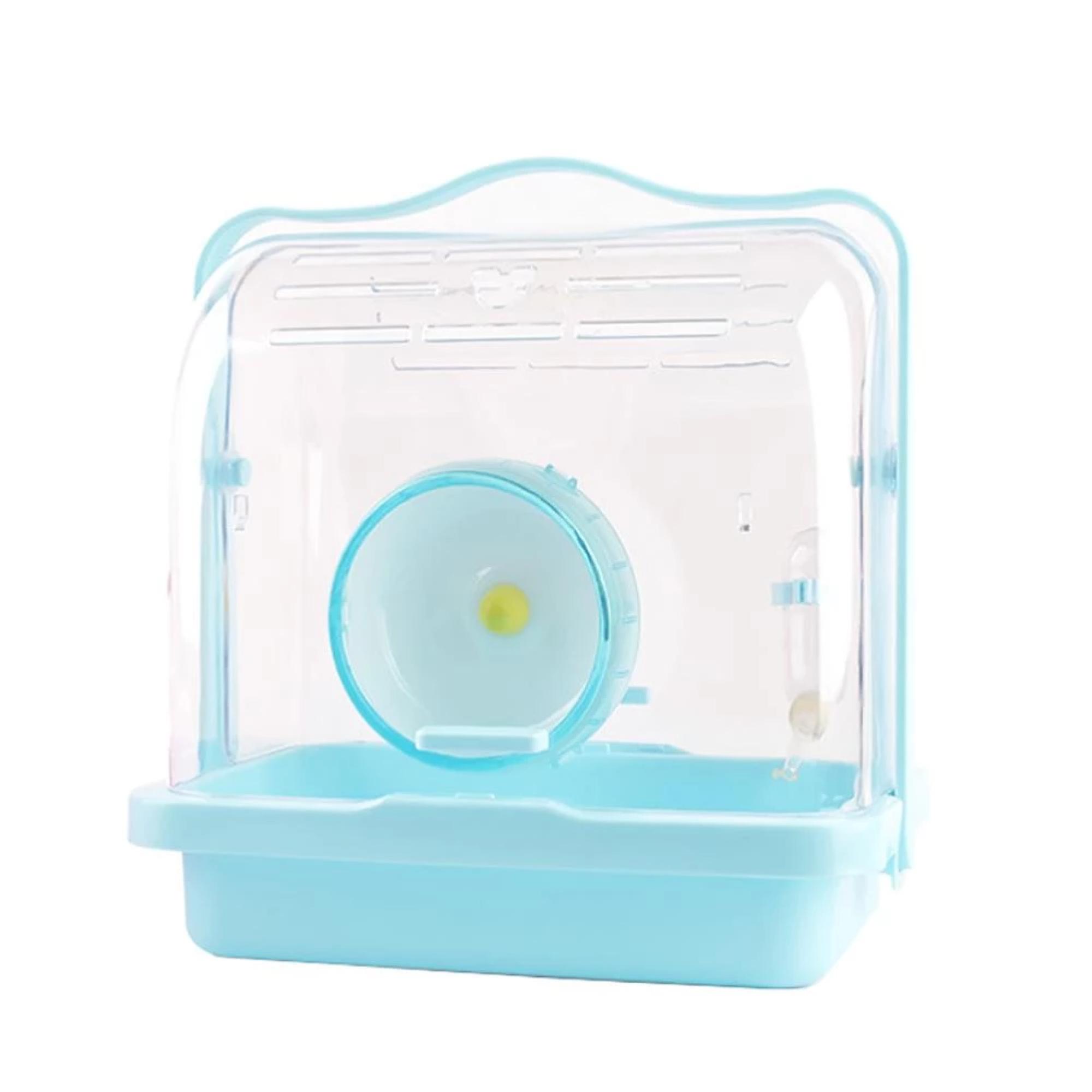 JAULA TRANSPORTADORA HAMSTER ORNAMENTAL CELESTE - 1